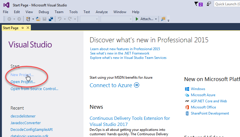 microsoft visual studio 2017 rc